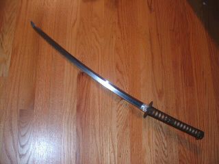 SA661 Japanese Samurai Sword: IJA Army Gunto WW - II w Old Blade Bizen Tadamitsu 2