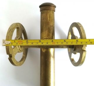 WWII German Artillery Brass Shell CANNON Trench Art WW2 Mortar Casing Marked 11