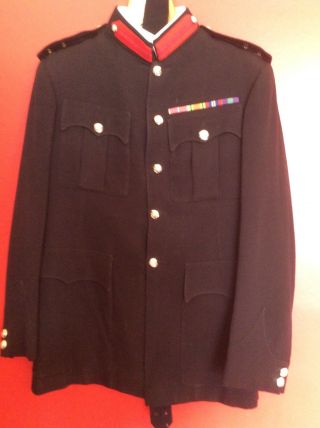 Vintage British Royal Engineers Colonel’s No.  1 Dress Blues Tunic & Insignia