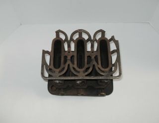 Antique Vintage 3 - BURNERS Union Sad Iron Kerosene Warmer Heater Stove Gardner MA 4