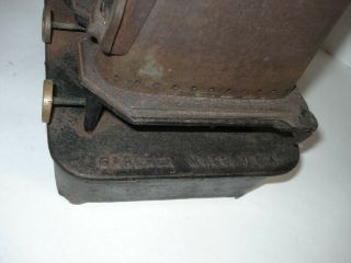 Antique Vintage 3 - BURNERS Union Sad Iron Kerosene Warmer Heater Stove Gardner MA 6