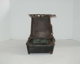 Antique Vintage 3 - BURNERS Union Sad Iron Kerosene Warmer Heater Stove Gardner MA 9