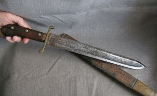Military ‘Pioneer’ Sawback Sword w/Scabbard,  Very Rare 1800 ' s. 10