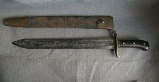 Military ‘pioneer’ Sawback Sword W/scabbard,  Very Rare 1800 