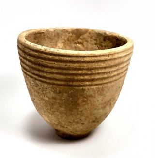 Ancient Holy Land Iron Age Terracotta Cup C.  1400 Bc.
