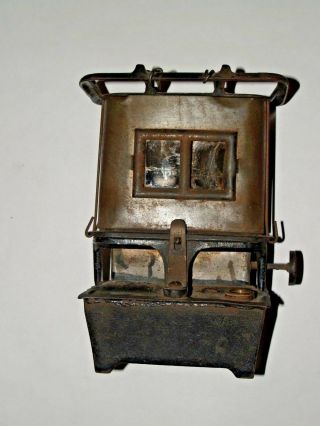 Vintage Sad - Iron Heater Antique Kerosene Oil Warmer Stove