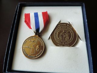 Korean War State of Missouri Service Medal & Token Vet ' s Estate 2