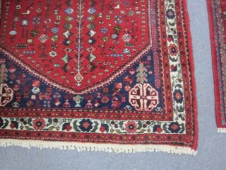 Vintage Persian Hand Knotted Wool Abadeh Shiraz Tribal Rug 5 ' x 3 ' - 2 2