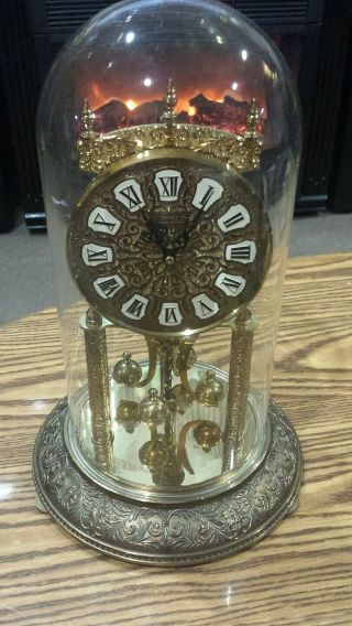 Kundo Anniversary 400 Day Clock Kieninger And Obergfell.  Vintage 1950 