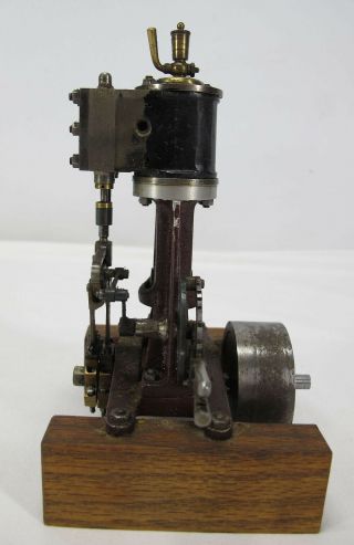 Unidentified Vertical Steam Engine Model Heavy Well Made Freely yqz 6