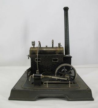 Antique Marklin 6 Horizontal Live Steam Engine Toy Model W/parts Chimney,  Yqz