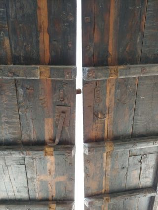 1700s vintage oak Doors old heavy wood doors 85long 2 25in wide doors 3