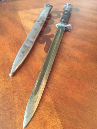 Ww2 Era Vz - 24 Czech Mauser Bayonet For Vz - 24 K98 98k Gew98 Rifle German Ww1