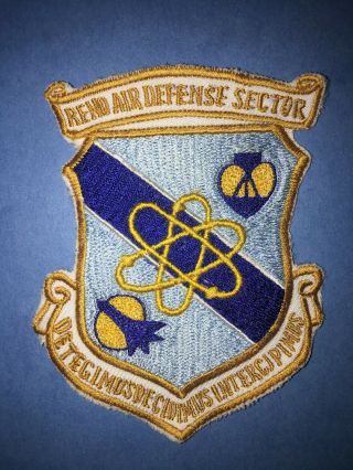 Us Air Force Reno Air Defense Sector Adc Patch