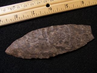 Outstanding Authentic Dover Chert Tennessee Lanceolate With Tom Davis C.  O.  A.