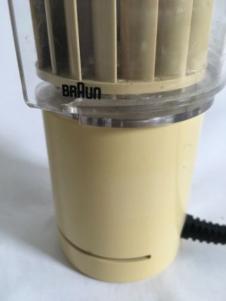 Vintage 1960s Braun Personal Fan HL - 70 Made In Japan No Stand 3