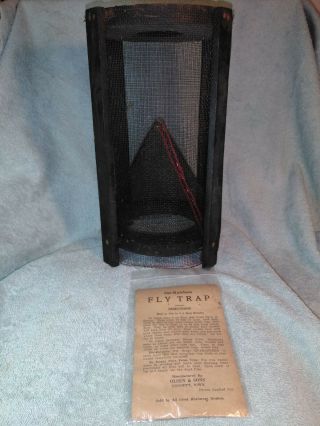 Sur Katchem Fly Trap Made In 1934 In Kensett,  Iowa Nos