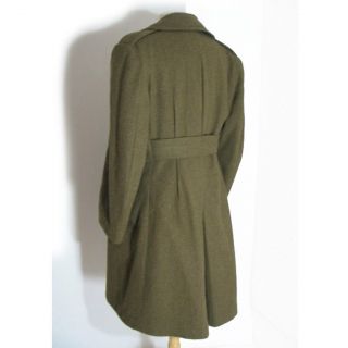 Vtg Canadian Army Military Greatcoat Coat Copley Noyes & Randall,  Sz 8 (42 - 44) 5