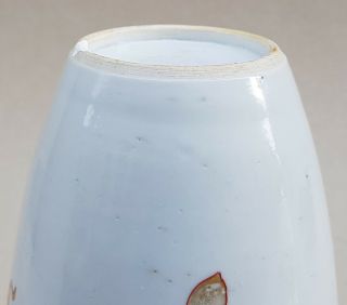 KANGXI 1662 - 1722 VERY RARE AND FINE QING CHINESE SCHOLAR ' S PORCELAIN VASE 11