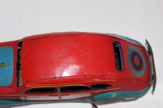 ANTIQUE 1930S RARE PAYA AIRFLOW WIND UP TIN LITHO CAR No Tippco Bing Marklin 10