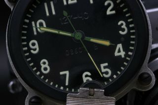 9 - day 14 - jewels Soviet 70 ' s - made Tank Clock 127CS 127ChS for Cockpit Panel 4