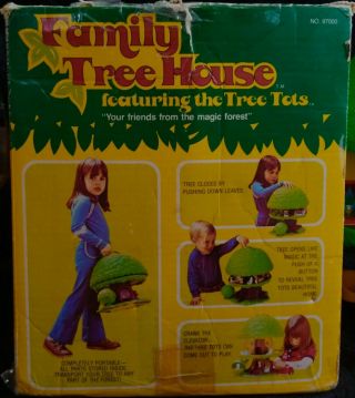 Vintage Kenner General Mills 1975 TREE TOTS FAMILY TREEHOUSE Set COMPLETE,  BOX 7