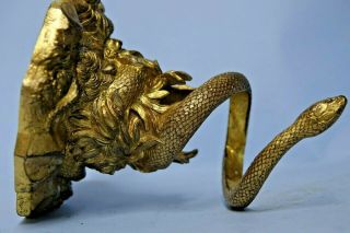 FINE QUALITY EARLY GILT BRONZE SNAKE STAND EPERGNE 1849 - VERY RARE - L@@K 10