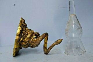 FINE QUALITY EARLY GILT BRONZE SNAKE STAND EPERGNE 1849 - VERY RARE - L@@K 9