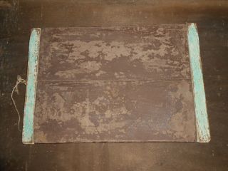 Primitive Grungy Hanging Wooden Pantry Board Great Paint