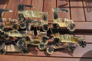 Mid Century Modern Vintage Hot rods Cars Wall Sculpture Curtis Jere ' inspired 12