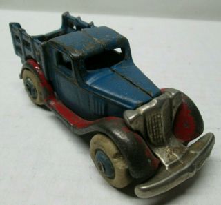 4 " Arcade 1934 Chevrolet Stake Truck Cast Iron Toy Nr