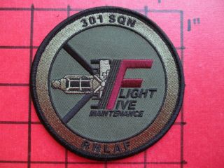 Air Force Squadron Patch Netherlands 301 Sq Ah - 64 Apache Flight 5 Maint