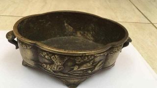 18th/early 19th century Chinese bronze jardinnaire or incence holder 2