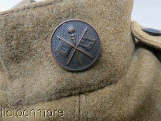 WWI US ARMY AIR SERVICE 1st CLASS SERGEANT TUNIC AERO SQDN DOG TAGS d.  1916 NAMED 8