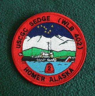 Us Coast Guard Homer,  Alaska Uscgc Sedge Wlb 402 Patch