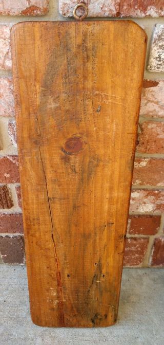 Primitive Antique Wood Carved Folk Art Washboard Creek Board Carved Eagle Top 2