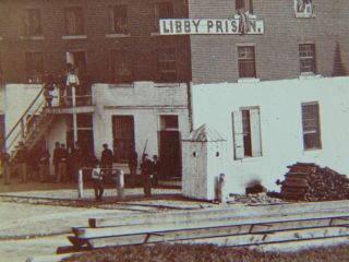 Libby Prison & 9 Other Antique Stereoview Photographs Of Richmond & Virginia