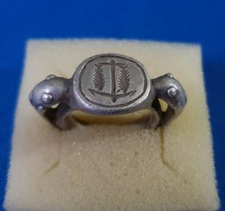 Ancient Silver Roman Legionary Ring 13,  81g