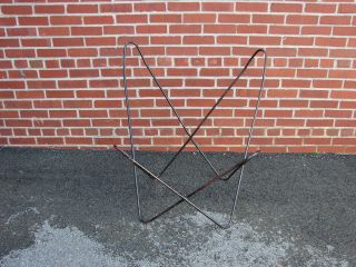 Mid Century Modern Wrought Iron Butterfly Chair Sling Chair Knoll Hardoy