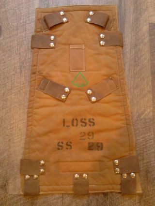 Parachute Backpad for WW2 RAF Seat - type & Observer - type harness. 2