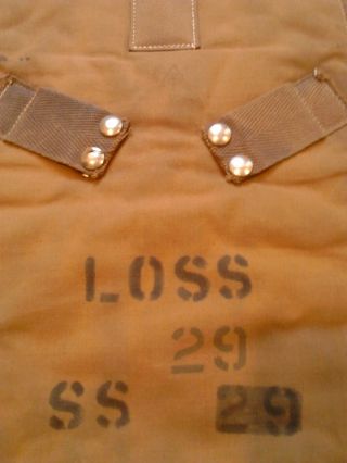 Parachute Backpad for WW2 RAF Seat - type & Observer - type harness. 4