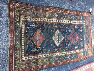 Antique Oriental Rug - 3’7” X 4’1”