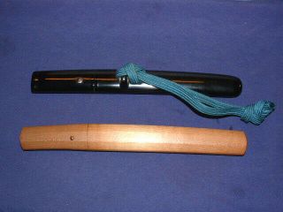Sa656 Japanese Samurai Sword: Mumei Tanto In Shirasaya W Koshirae