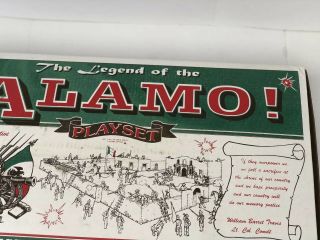 2006 CTS Cassic Toy Soldiers Playset “LEGEND OF THE ALAMO”Marx Conte MIB 5