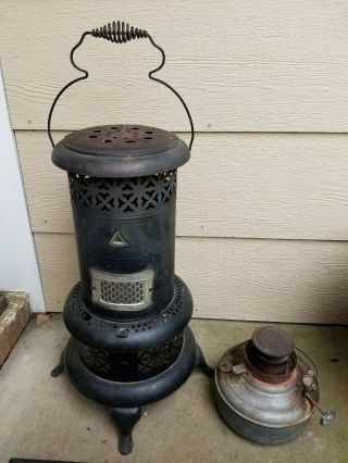 Perfection Kerosene Oil Heater Model No.  525 W/ Burner - Vintage - Antique