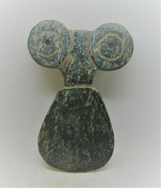 V.  F Circa 6000bce Ancient Syro - Tell Brak All Seeing Eye Idol