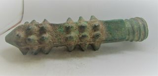Scarce Circa 1000bce Ancient Luristan Bronze War Mace 20cm,  Battle Object