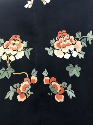 Antique Chinese Silk Robe With Embroidery 9