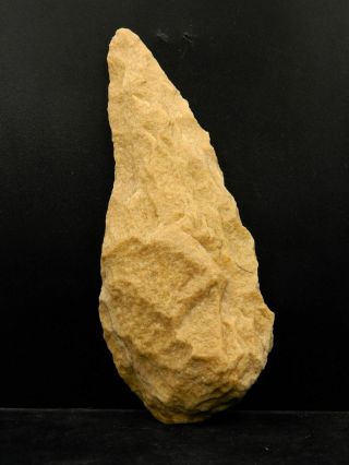 Ancient Quartzite Hand Axe - Acheulean Civilization - 19 Cm Long - Sahara
