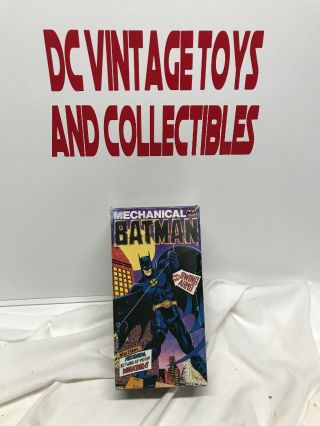 Vintage 1989 Batman Billiken Tin Wind Up Dc Comics